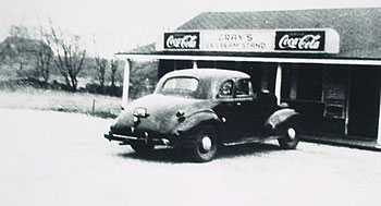 The original Gray's Ice Cream Parlor , circa 1930.